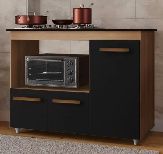 Balcão Cooktop 5 bocas Savana