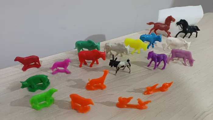 Coleção de mini brinquedos