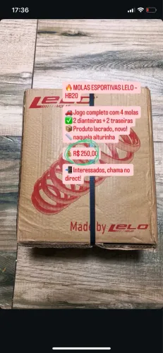 Jogo de 4 molas esportivas lelo