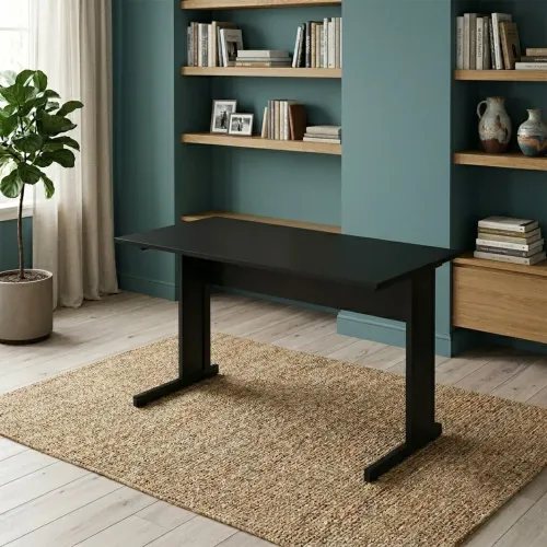 Mesa com pé de ferro para notebook