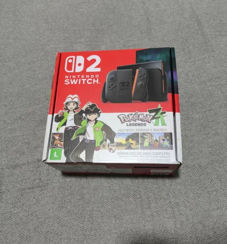 Nintendo Switch 2+Pokémon ZA Novo Garantia de 1 ano