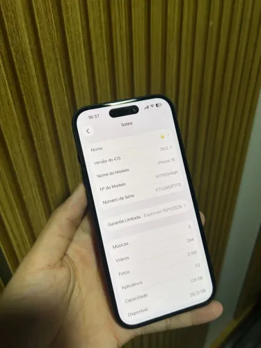 IPHONE 15 BLACK 128GB - NA GARANTIA