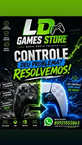 Reparo em controles ps4/ps5/Xbox