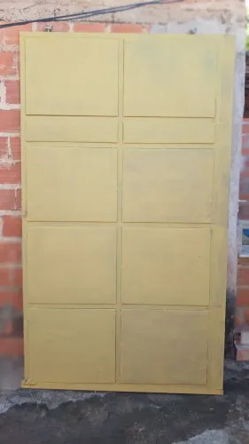Portão de ferro 120 x210 de altura