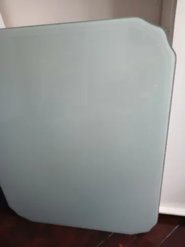 Tampo de mesa de vidro, retangular 