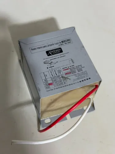 Reator De Vapor Interno Mercúrio 250W