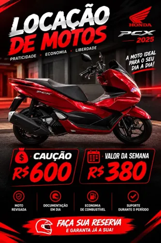 Pcx 2025 Abs / Locação