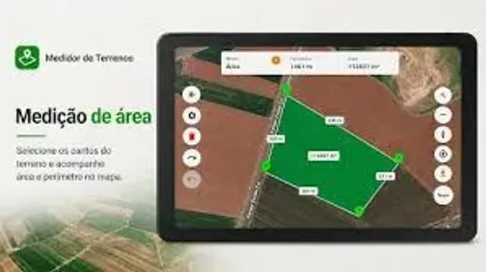 Medição e mapeamento de terrenos