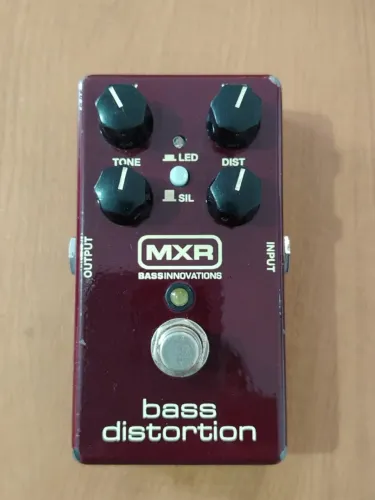 Pedal Para Baixo MXR M85 Bass Distortion Dunlop - Barato pra vender rápido