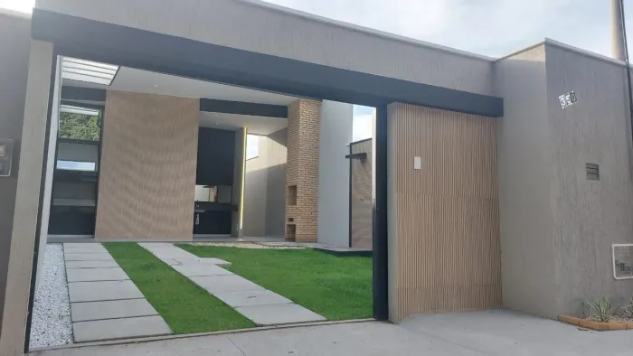 RESIDENCIAL MESSEJANA - Casas planas com área de 116m², porcelanato, fino acaba