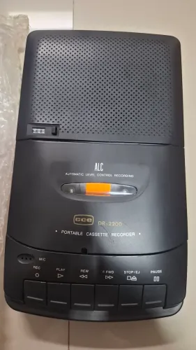 TOCA FITAS PORTÁTIL CCE ANOS 90- (NOVO)DR-2200 