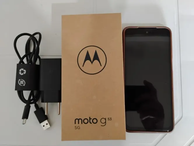 Motorola G53/128GB/5G ,semi novo, apenas venda!