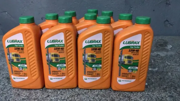Kit com 19 Óleo Mineral 15w40 Lubrax Top Turbo Ci-4 1 Litro