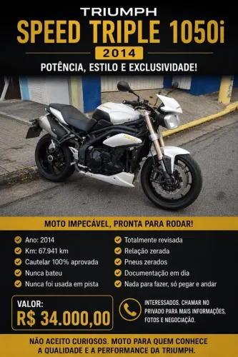 Triumph speed triple 1050i