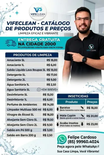Produtos Limpeza Inseticidas Cidade 2000 Grátis Fazemos Entrega