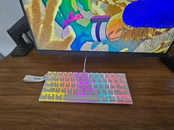 Teclado Mecânico Gamer 60% switch red