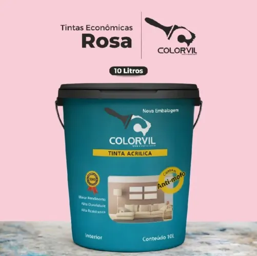 Balde de tinta 10lt anti mofo