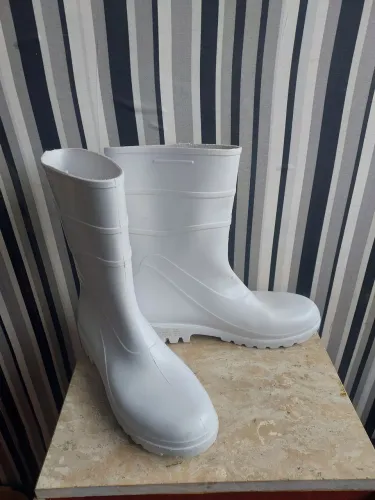 Botas de borracha branca