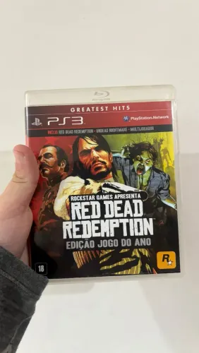 Jogo Red Dead Redemption GOTY Ps3 Original Nacional Completo
