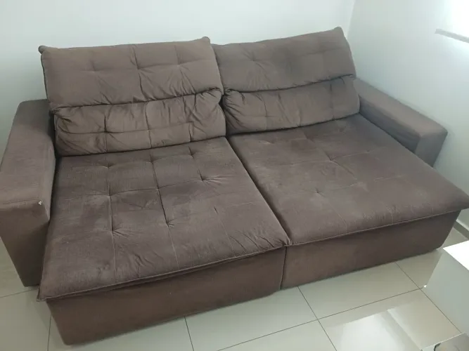 Sofá reclinável