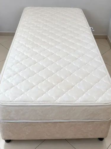 Cama Box Solteiro + Colchão Castor