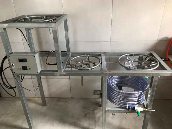 Estrutura panelas cerveja artesanal