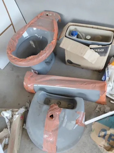 Vaso sanitário pia coluna completa