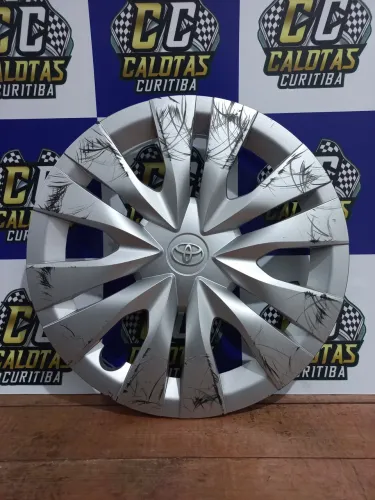 Calota Toyota Yaris aro 15 original usada. R$35,00 a calota. Disk entrega 