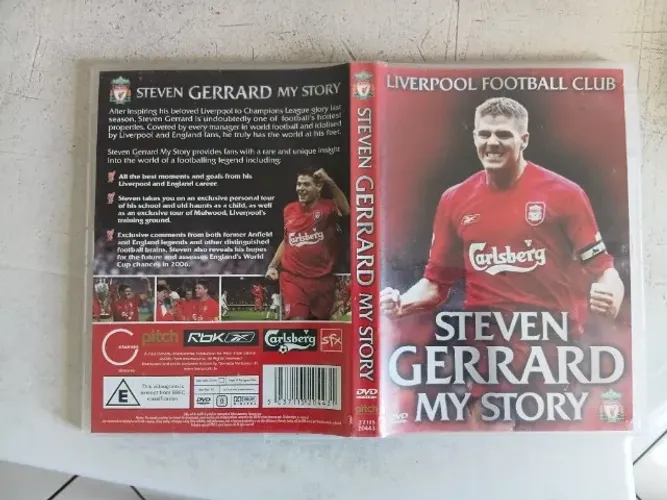 DVD Steven Gerrard My Story Liverpool FC Original Importado