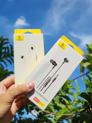 Fone de Ouvido BASEUS Com Fio - Qualidade Padrão BASEUS