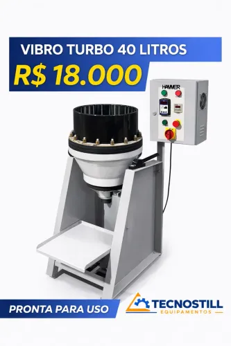 Tamboreador Vibro chips Turbo 40 litros 