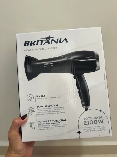 Secador de cabelo Britânia 2100w bivolt novo