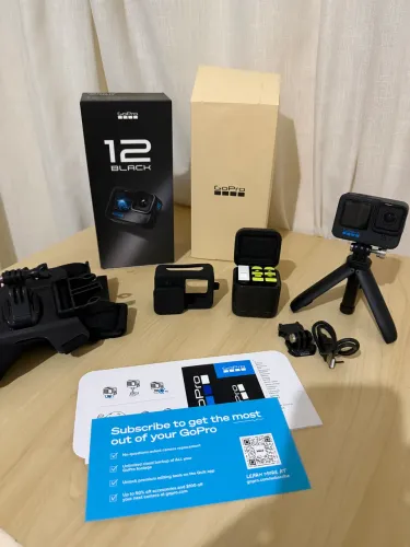 GO PRO HERO 12 BLACK - KIT COMPLETO!