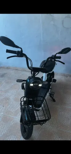 Bicicleta elétrica funcionando perfeitamente