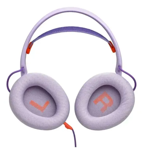 Fone de Ouvido Gamer JBL Quantum 250 Cancelamento Ruído - Roxo e Branco