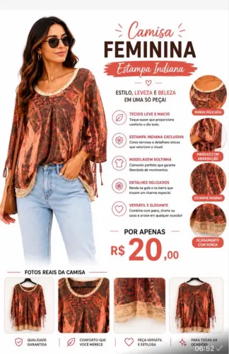 Camisa indiana