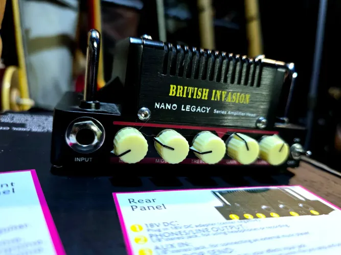 AMPLIFICADOR GUITARRA HOTONE MINI BRITISH INVASION NLA1 /ñ boss fender marshall orange vox