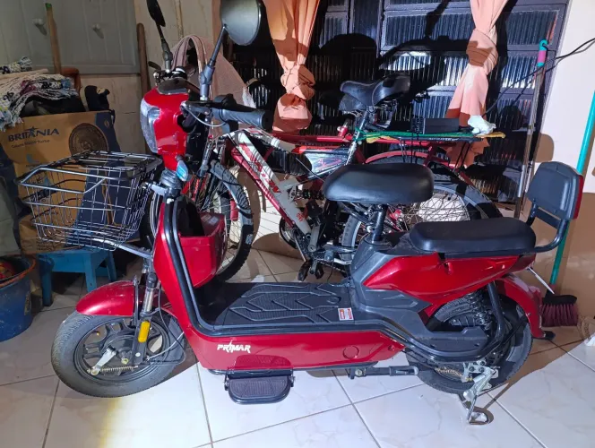Bike elétrica Primar (nova,apenas 4km rodados)