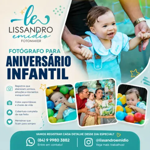 FOTÓGRAFO ANIVERSÁRIO INFANTIL