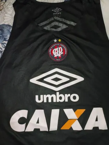 colete de treino 2015 athletico paranaense preta tamanho g