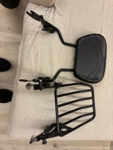 SISSY BAR DESTACÁVEL HARLEY-DAVIDSON TOURING + BAGAGEIRO + DOCKING