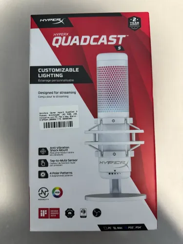 Hyperx Quadcast S Branco