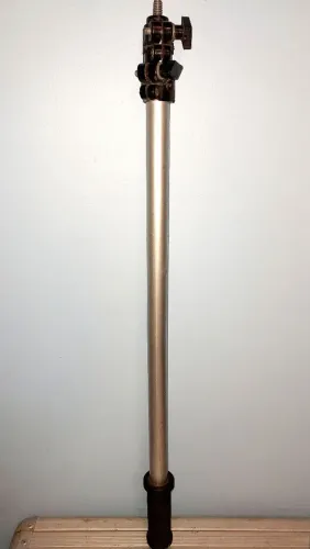 Bastão extensor, vara telescópica para iluminador led, flash, microfone,  GoPró, celular