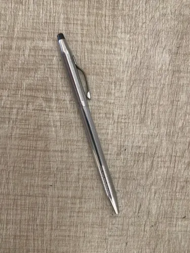 Caneta cross vintage metal prata - leia o anúncio com muita atenção!