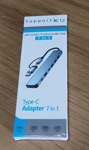 HUB USB 7 em 1
