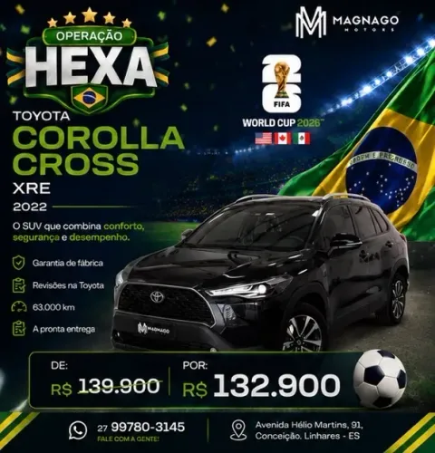 Toyota Corolla Cross XRE 2.0 16V Flex AUT 2022