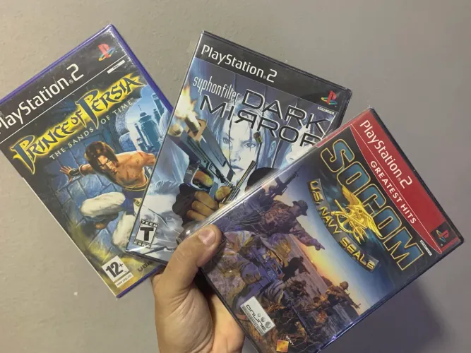 LOTE 3 JOGOS PS2 ORIGINAIS