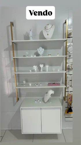 Vendo prateleira com gaveteiro