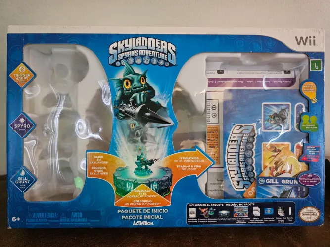 Caixa Skylanders Spyro's Adventure Nintendo Wii