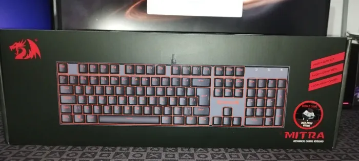 Teclado Gamer Redragon Mitra K551 Mecânico Original Na Caixa
